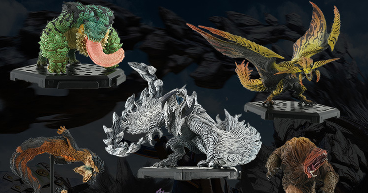 『CFB 魔物獵人雕像盒玩 Plus Vol.27』收錄《魔物獵人荒野》最新主題魔物鎖刃龍、煌雷龍！