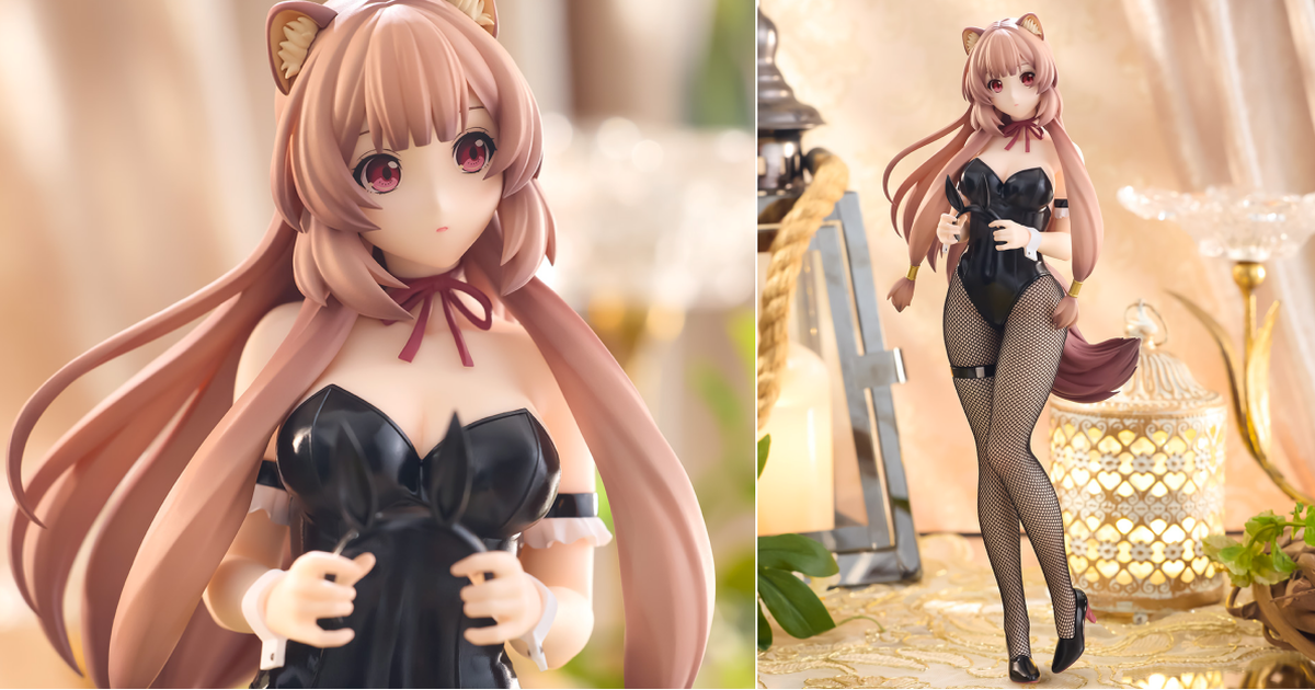 FuRyu景品『盾之勇者成名錄 BiCute Bunnies Figure 拉芙塔莉雅』可愛小浣熊化身性感兔女郎！