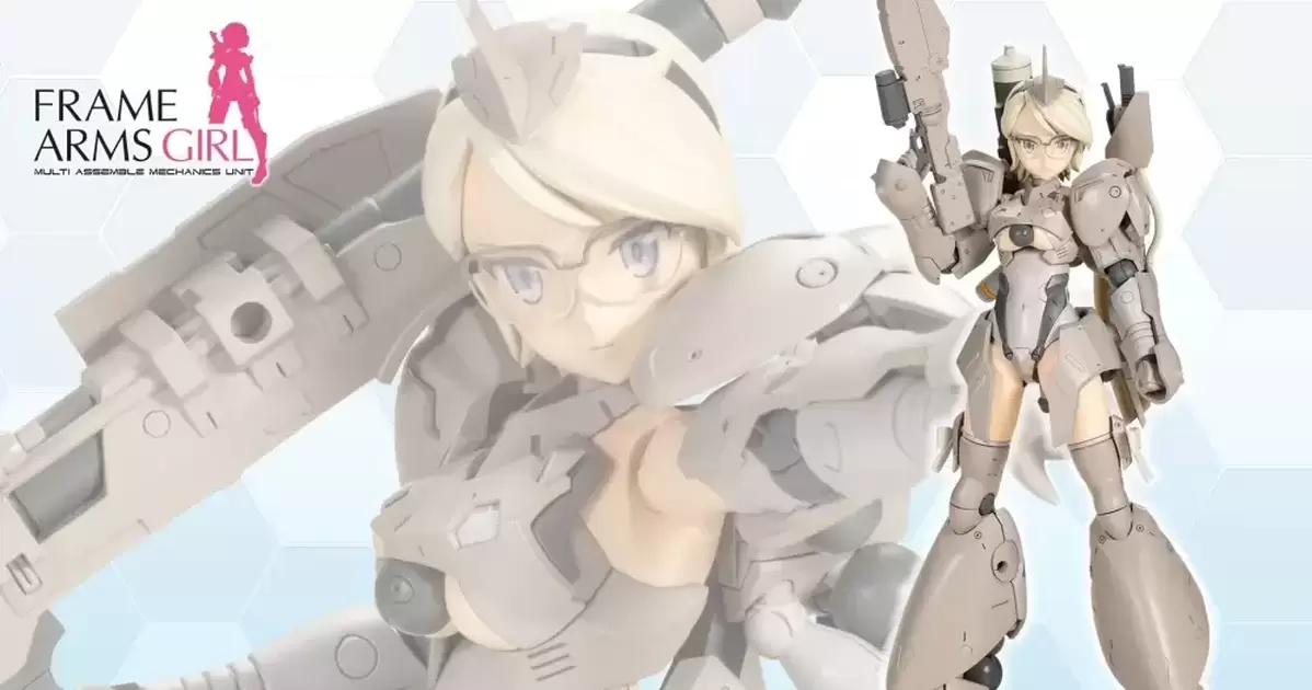 壽屋『機甲少女 零武』組裝模型發表  新川洋司設計的骨裝機兵美少女化！