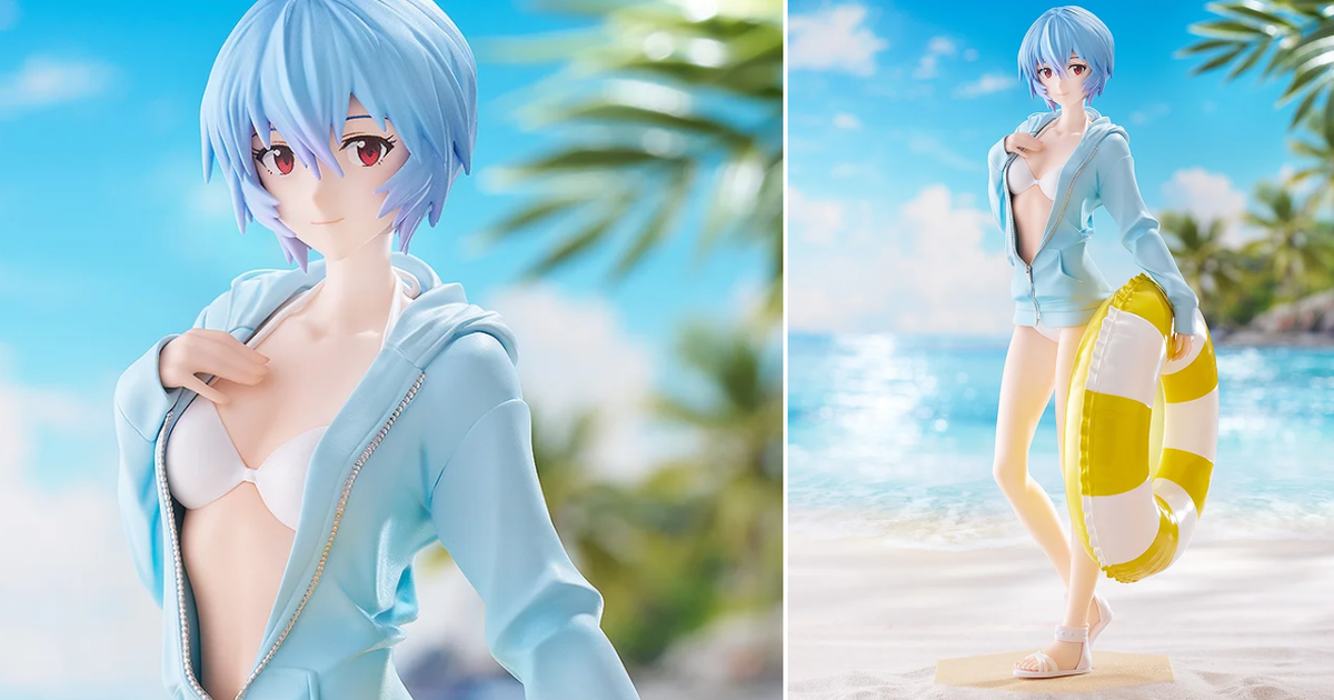 GSC『POP UP PARADE BEACH QUEENS 綾波零 L size』清爽的夏季特製插畫立體化！