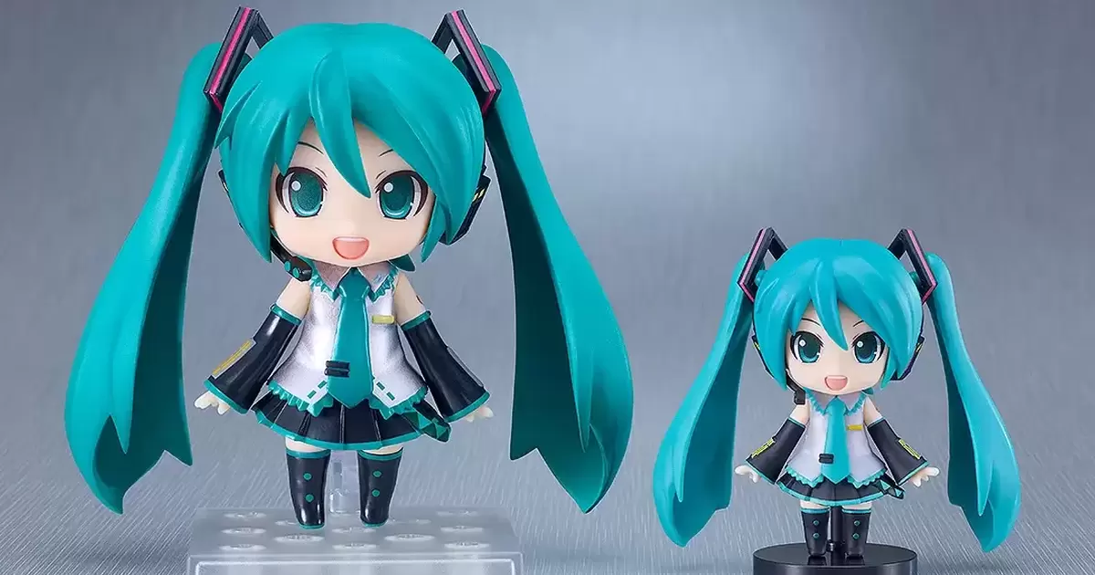 GSC新系列『組裝黏土人 初音未來』第300號的初音2.0 化身5公分小巧可愛的組裝模型登場！