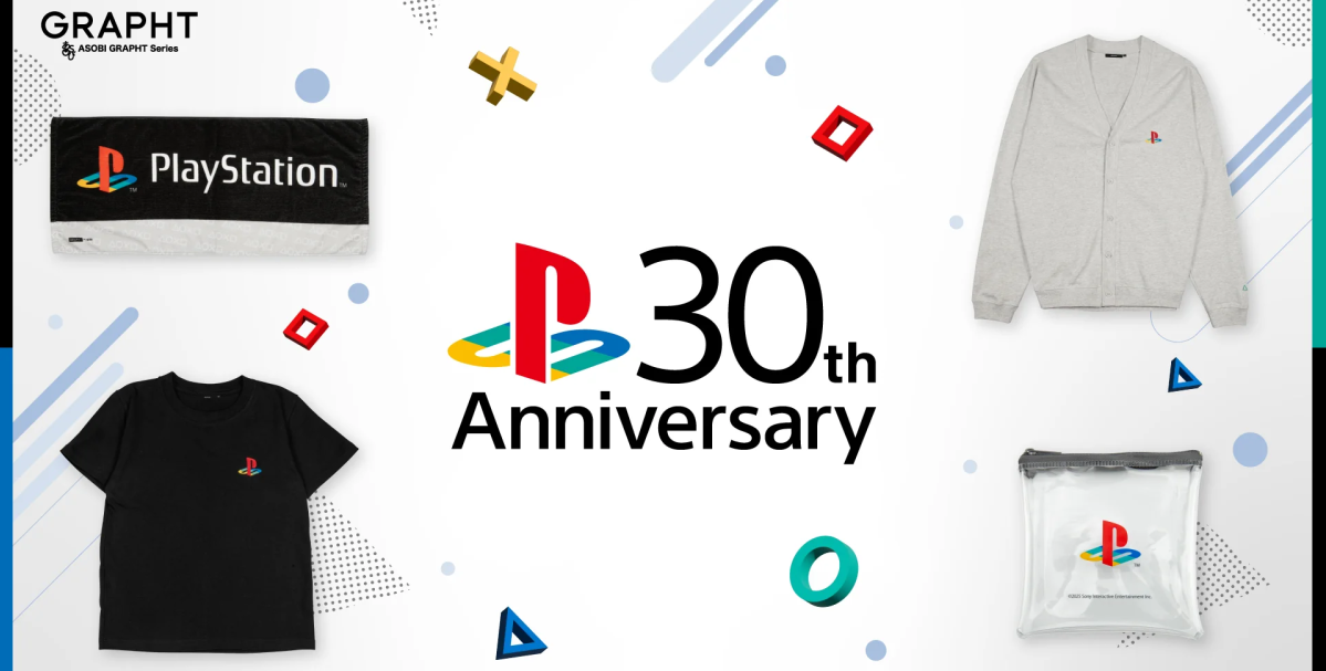 歡慶PS30周年！GRAPHT推出PlayStation與電玩《捉猴啦》&《宇宙機器人》聯名服飾周邊