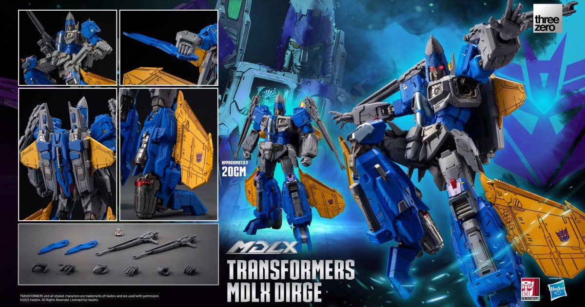 threezero『MDLX《變形金剛》輓歌（Dirge）』可動模型，散播恐懼的狂派空中戰士襲來！