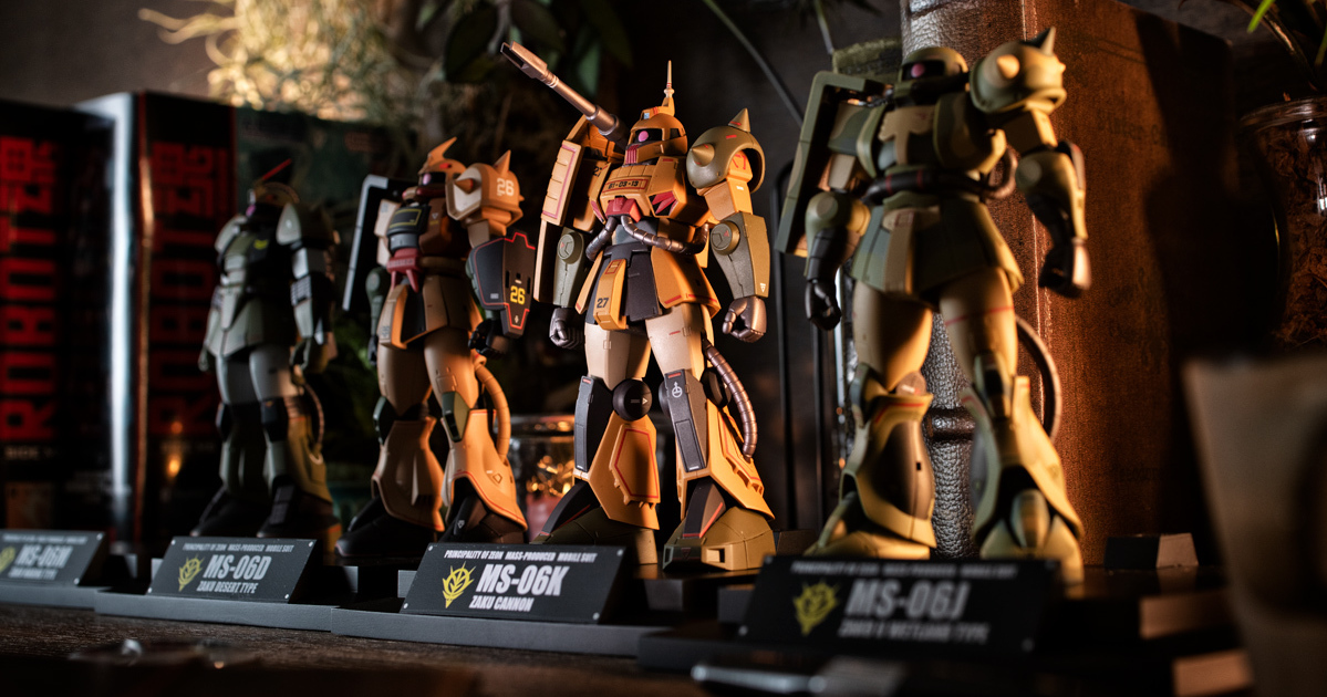 鋼彈MSV『ROBOT魂 薩克加農 ver. A.N.I.M.E. ~MS MUSEUM~』新規機身標誌、展示台座讓你建立機動戰士博物館！