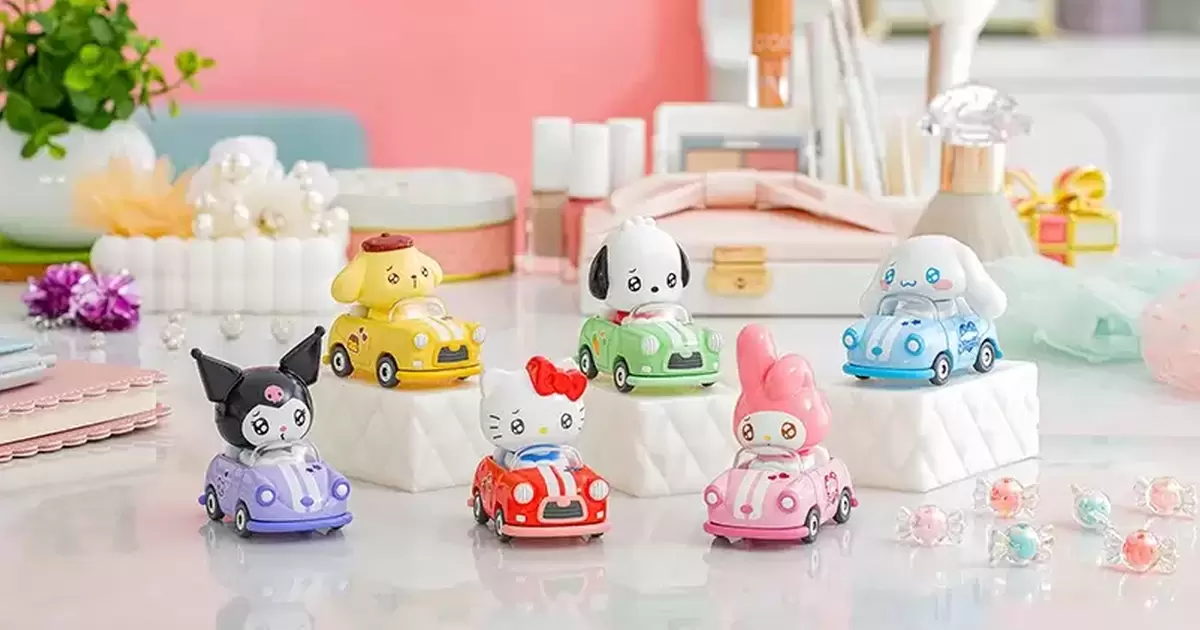 TOMICA新系列『TOMICA TUNES SANRIO CHARACTERS Vol.1』邊哭哭邊開車的三麗鷗角色 