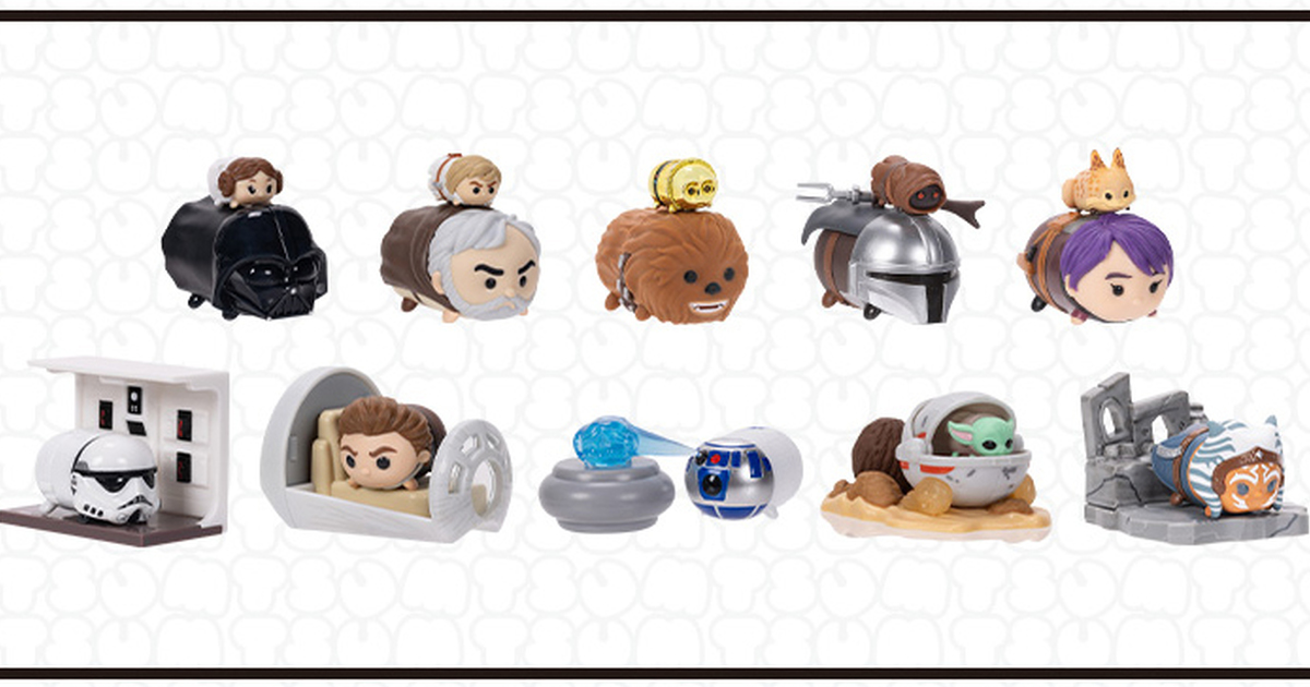 JAKKS Pacific『星際大戰Tsum Tsum集換式角色模型系列1』盲盒，盡情堆疊超可愛的星戰人氣角色吧！
