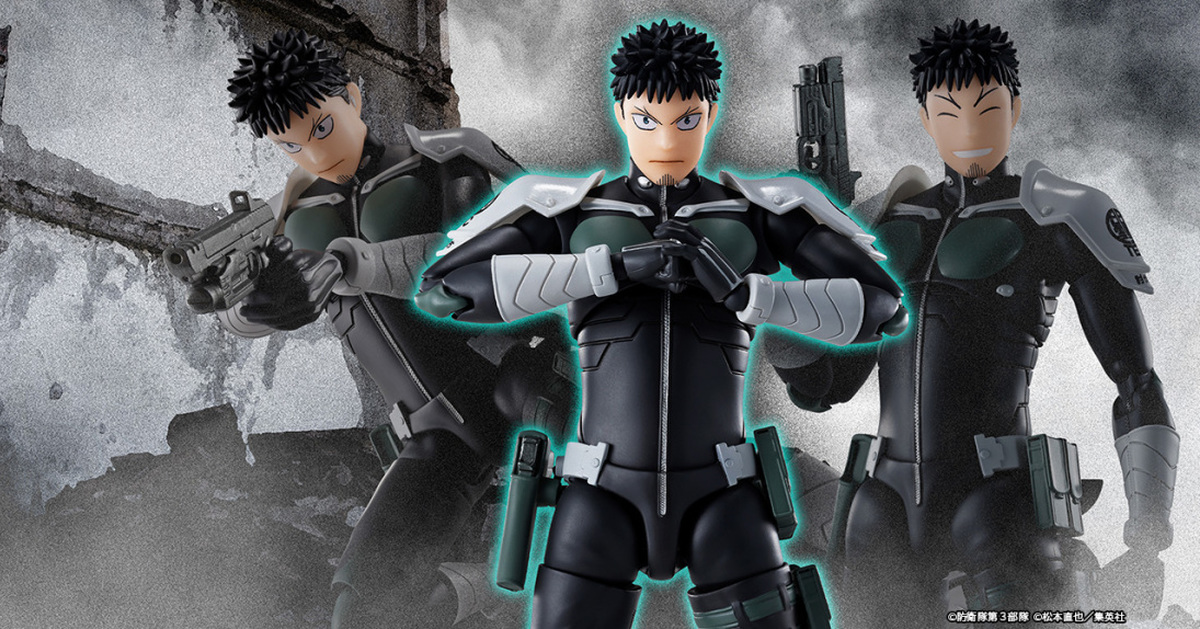 S.H.Figuarts『《怪獸8號》日比野卡夫卡』可動人偶，變身怪獸前的大叔型態登場！