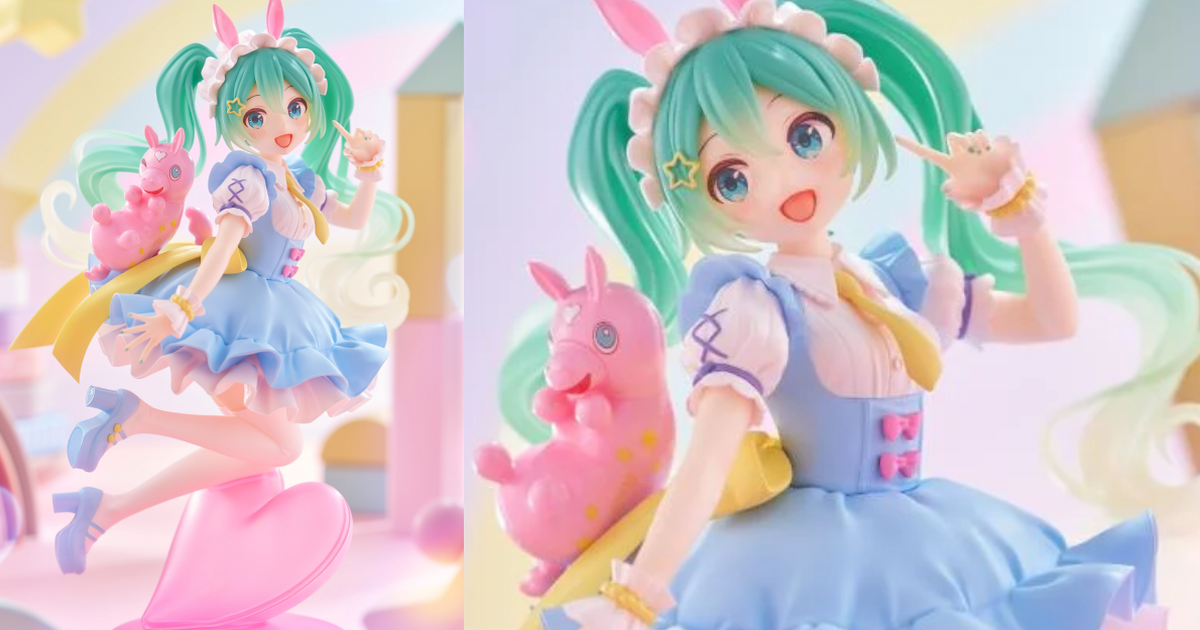 TAITOA景品『初音未來×Rody AMP+ FIGURE〜童話ver.〜』繽紛可愛的跳跳馬聯名第二彈★