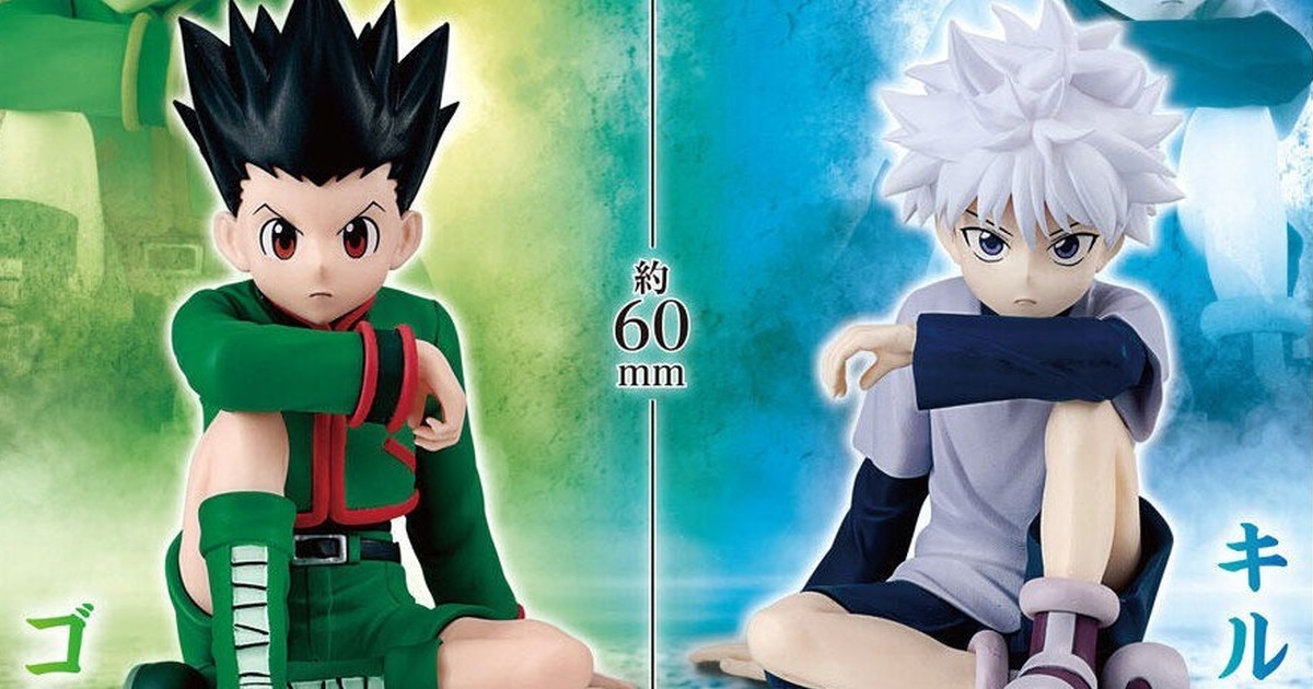 GASHAPON『HUNTER×HUNTER獵人 坐下隊 REAL 1』轉蛋 6公分小尺寸重現原版帥氣造型！