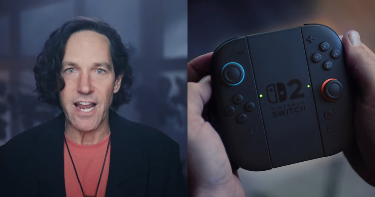  「蟻人」保羅路德睽違34年再次擔任任天堂電玩廣告男主角　Switch 2廣告懷舊致敬「超級任天堂」