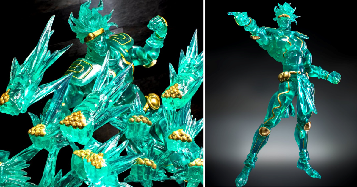 JOJO的奇妙冒險第三部星塵鬥士『超像可動 白金之星  Ver.CLEAR & GOLD』WF2025[夏]限定販售！