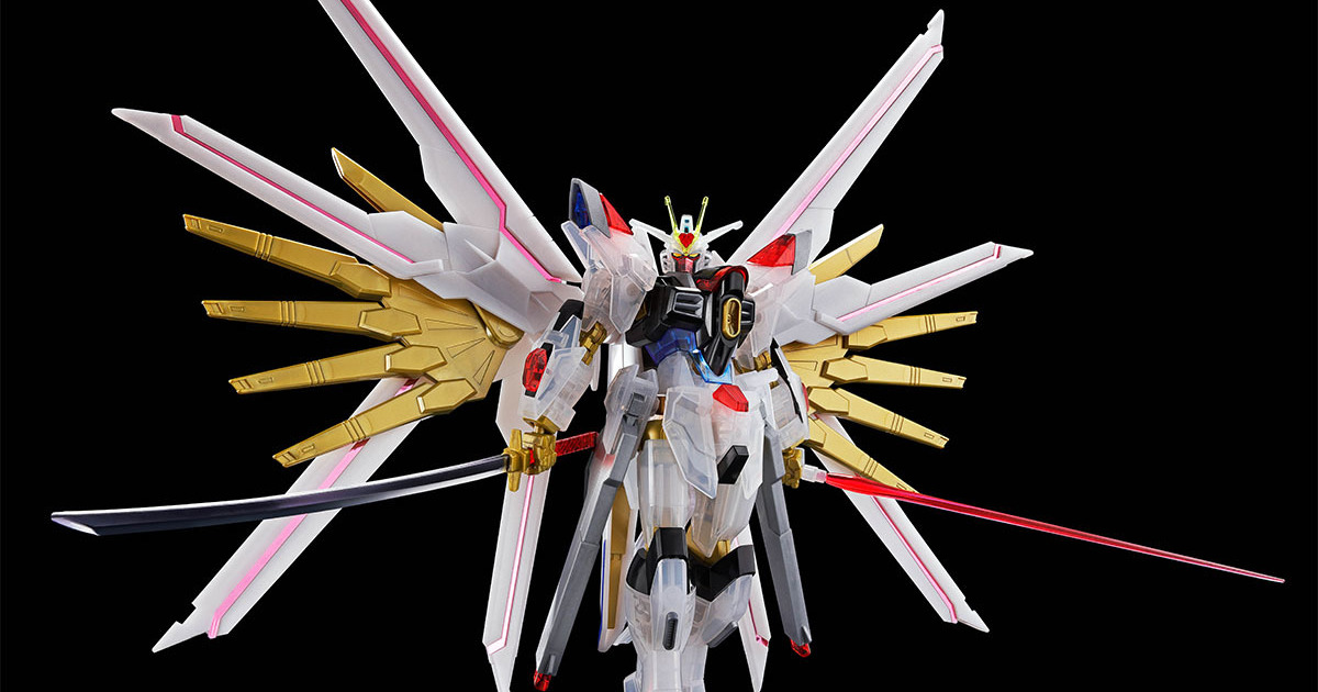 活動限定鋼普拉『HG 1/144 全能攻擊自由鋼彈［透明配色］』 05 月 03 日將於鋼彈基地開始販售！