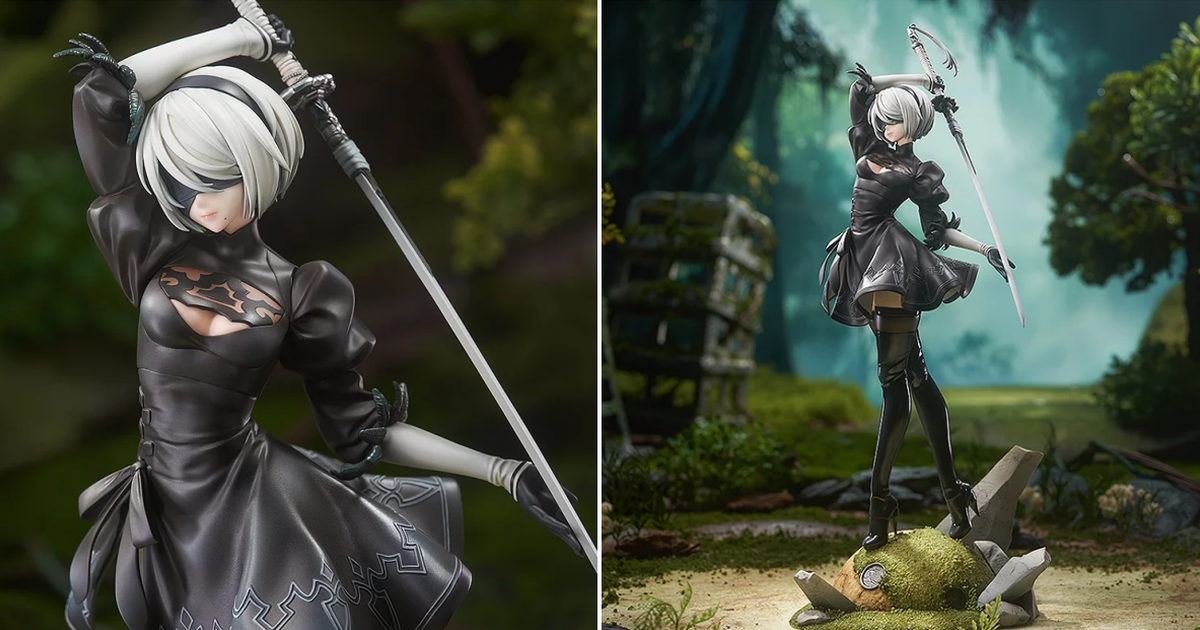 GSC『尼爾：自動人形 Ver1.1a 2B（寄葉二號B型）』1/7比例模型 高舉純白契約的優雅戰鬥姿！