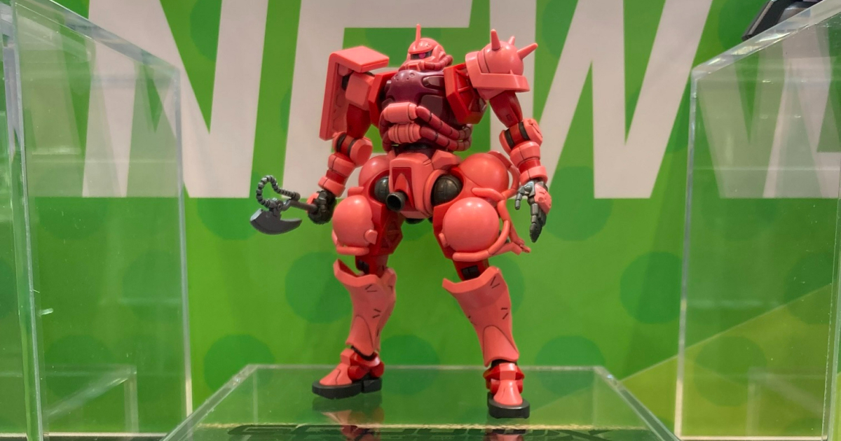 鋼彈GQuuuuuuX模型新作『HG 1/144 夏亞專用薩克(GQ)  / 雪拉專用輕加農(GQ)』試作品發表！