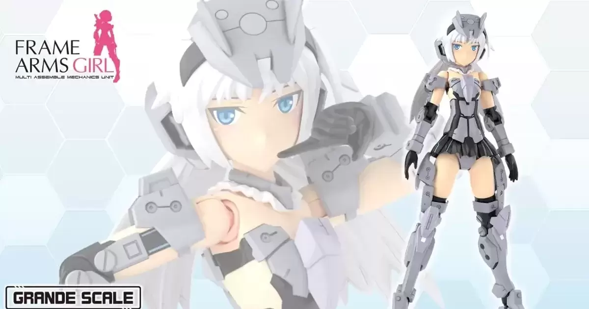 機甲少女『GRANDE SCALE 安姬蒂特 組裝模型』將可愛的骨架娘放大至 25 公分高尺寸！