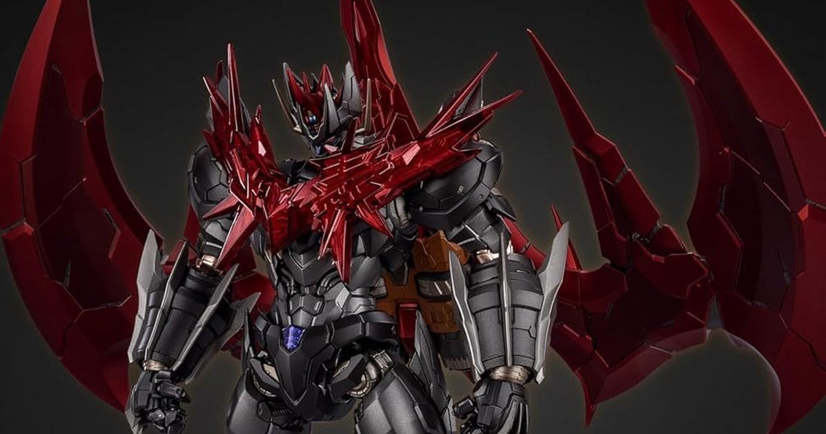 CCSTOYS 鐵魄『大魔神凱薩[勇者規格]』帥氣黑色調金屬塗裝 新增「正義」大魔神烈焰特效零件！