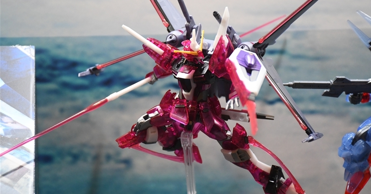 鋼彈基地 06 月限定鋼普拉『HG 1/144 無限正義鋼彈貳式［透明配色］』樣品展出！