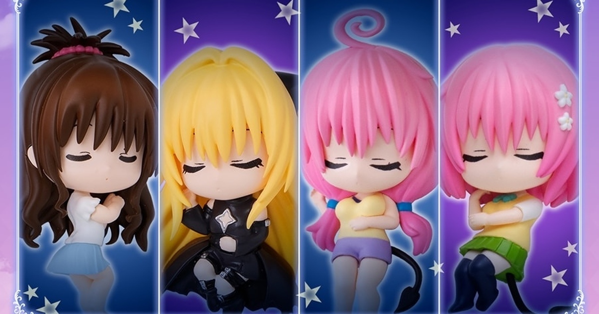 GASHAPON『出包王女DARKNESS 沉睡隊』轉蛋，提供睜眼凝視與閉眼休息的兩款可愛造型！