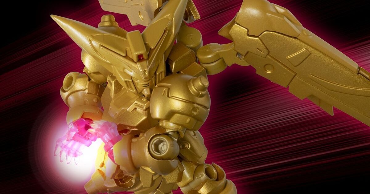 鋼彈轉蛋『MOBILE SUIT ENSEMBLE EX54 宗師鋼彈 超級模式』與愛馬「風雲再起」同梱推出！