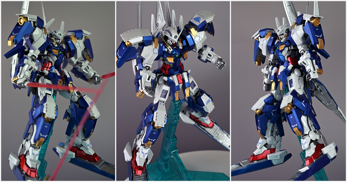 【MG 1//100】買不到 METAL BUILD 只好自己做 萬代MG雪崩型能天使鋼彈