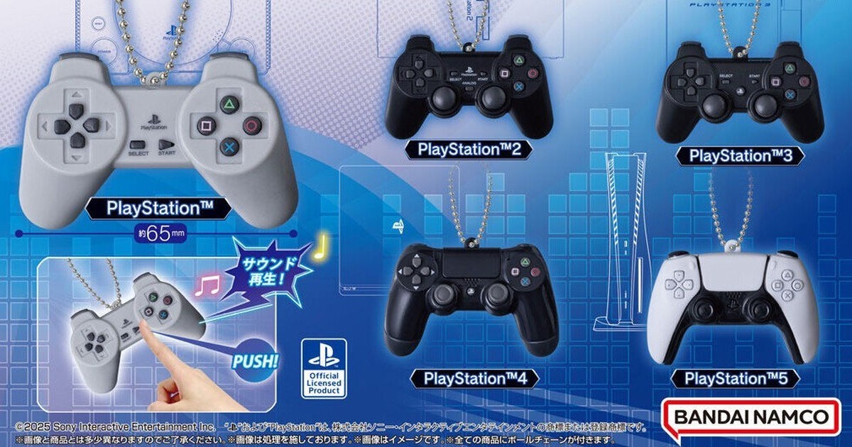 GASHAPON『PlayStation™ GAME START! Sound Collection』轉蛋 1～5代遊戲把手 收錄熟悉音效♪