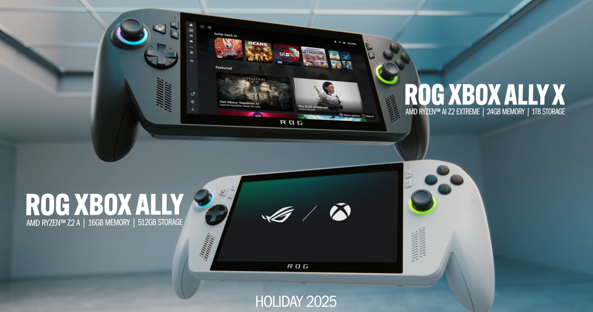 微軟發表首款Xbox掌機！ROG Xbox Ally年底登場、支援Battle.net、GoG、Steam...等多平台遊戲