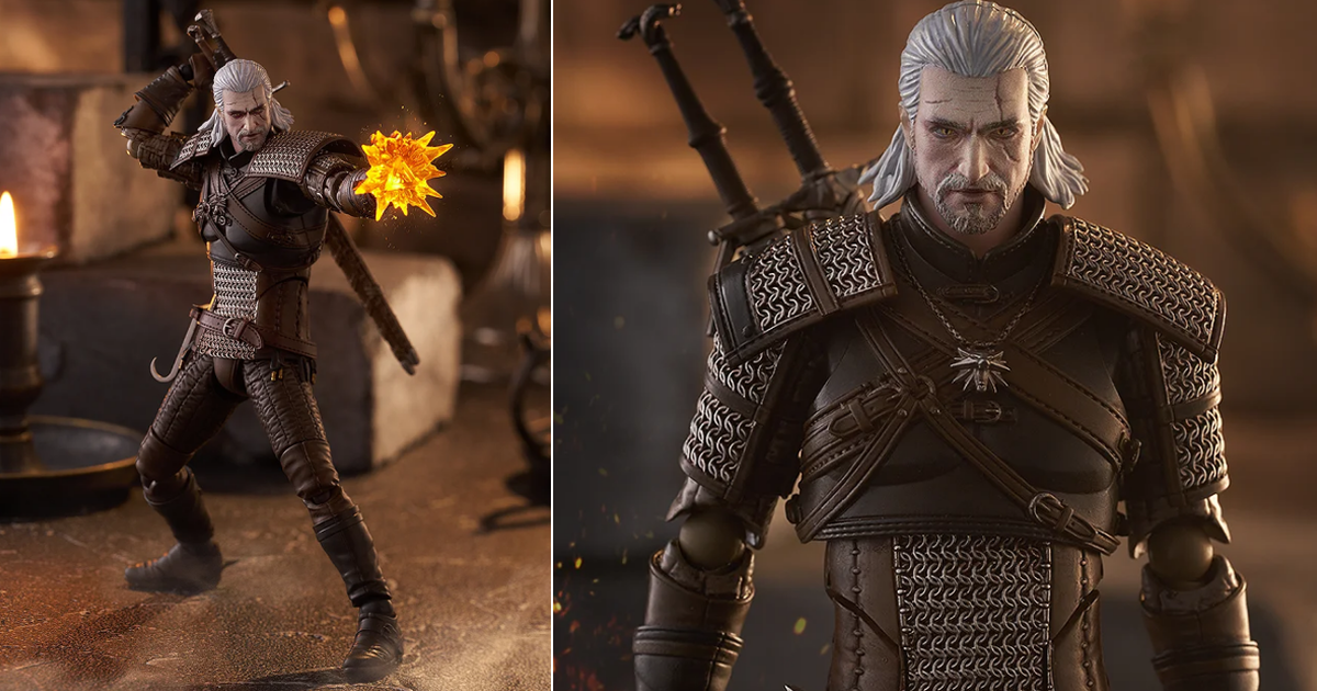 巫師3：狂獵『figma 傑洛特』可動人偶 附哈爾瑪的鋼劍、伊格尼法印特效、昆特牌等豐富配件！