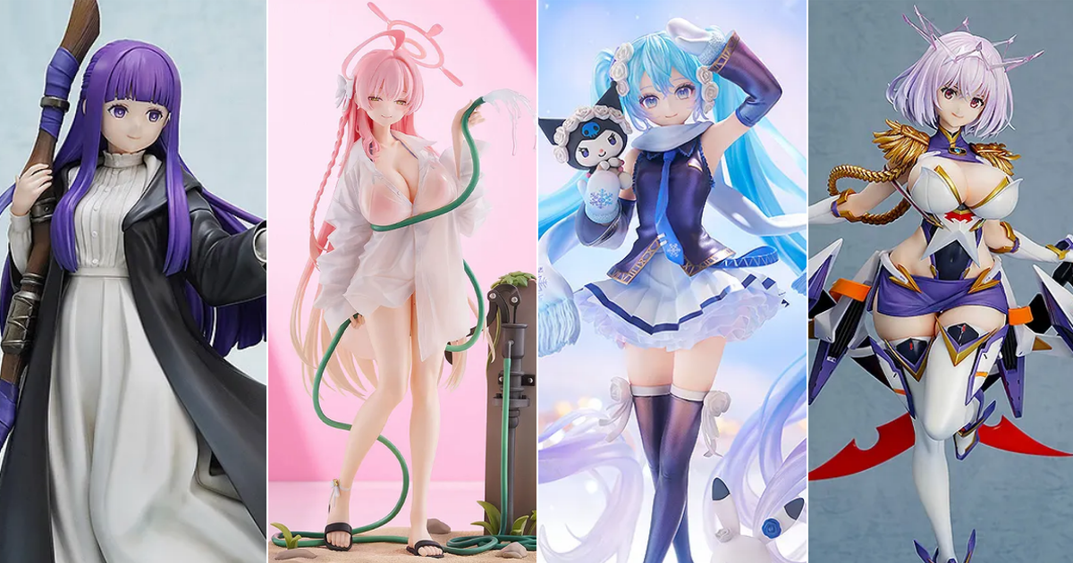 GSC【Smile Fest 2025】比例模型篇①：雪未來×酷洛米、GRIDMAN UNIVERSE、蔚藍檔案...多款新品公開！