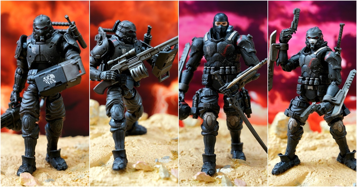 皇家黑暗清道夫 - 靈火 (Kaika) 部隊 - Acid Rain 1/18 FAV-A123 破墨 & FAV-A124 烏鵲