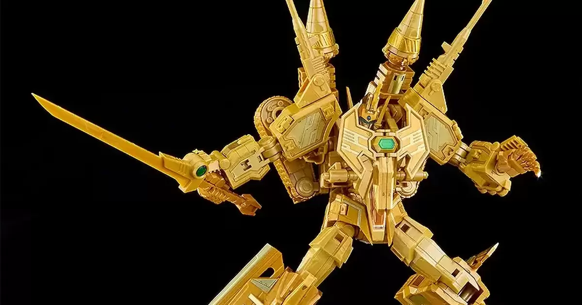 限定版『MODEROID 力量全開古立特 Gold Ver.』金色成形再現施展「GRID FULL終末」的黃金身軀！