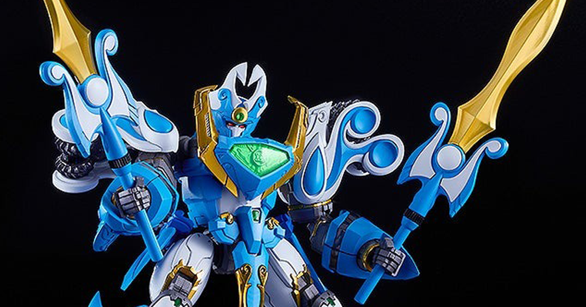 MODEROID『King's Style 無敵水王 一般版 / 王金版』現代風格重新詮釋水之魔動王 豪華電鍍版本同步推出！