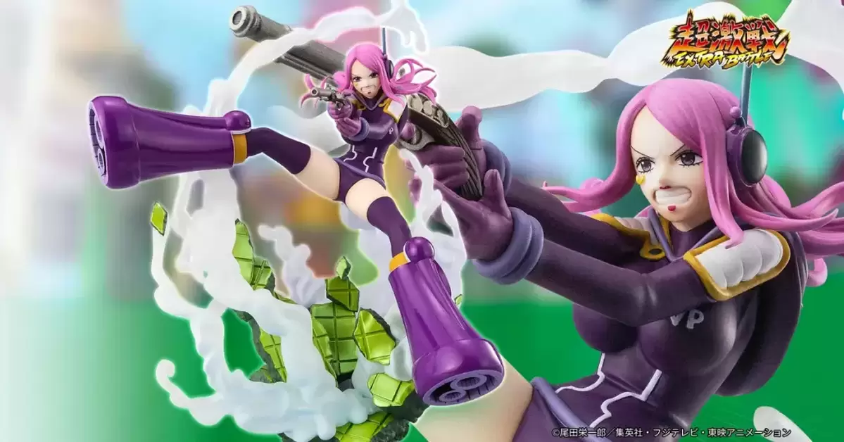 Figuarts ZERO『《航海王》珠寶·波妮 -瀕死體驗-』塗裝完成品，碎石地台再現蛋頭的激鬥場景！