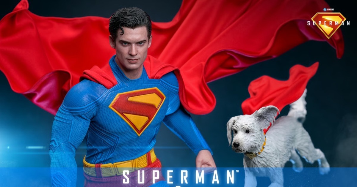 Hot Toys『《超人》超人與氪普托（Superman™ & Krypto™）』1/6 比例收藏級可動人偶套組