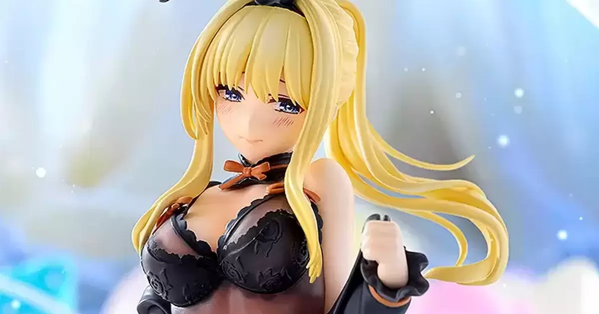 KDcolle『為美好的世界獻上祝福！達克妮絲 原作版 睡衣Ver.』若隱若現的性感黑色薄紗睡衣造型！