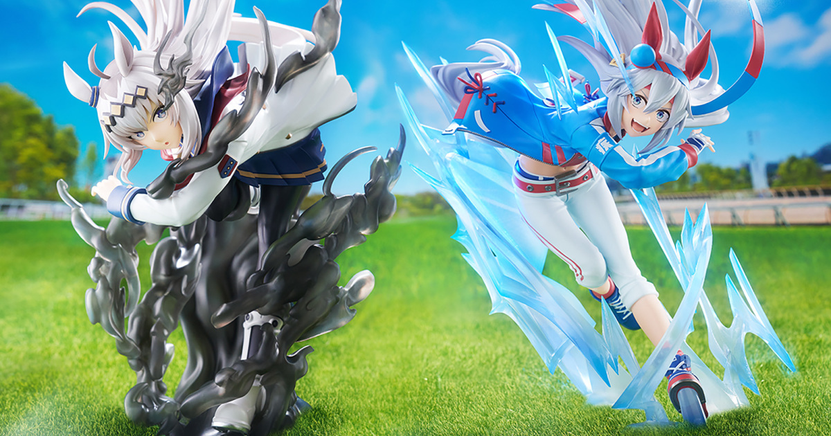 BANPRESTO EVOLVE『賽馬娘灰髮灰姑娘 小栗帽 / 玉藻十字 角色模型』特效再現「領域覺醒」狀態！