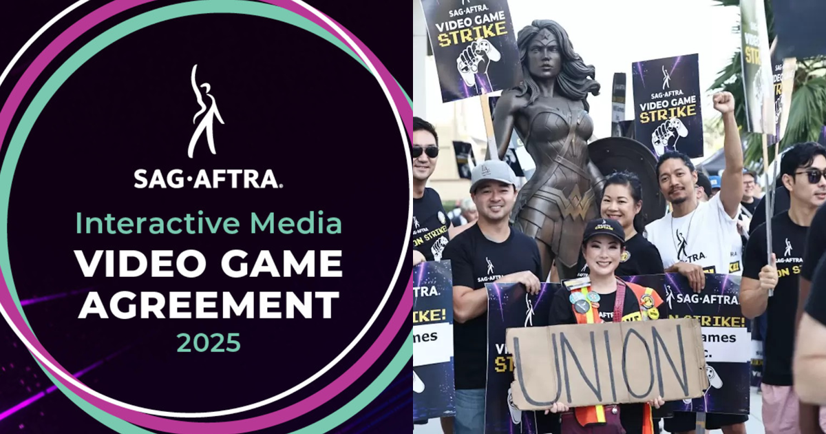  SAG-AFTRA 「電玩配音、演員罷工」正式通過電玩合約　AI條款達共識、歷經一年罷工正式落幕