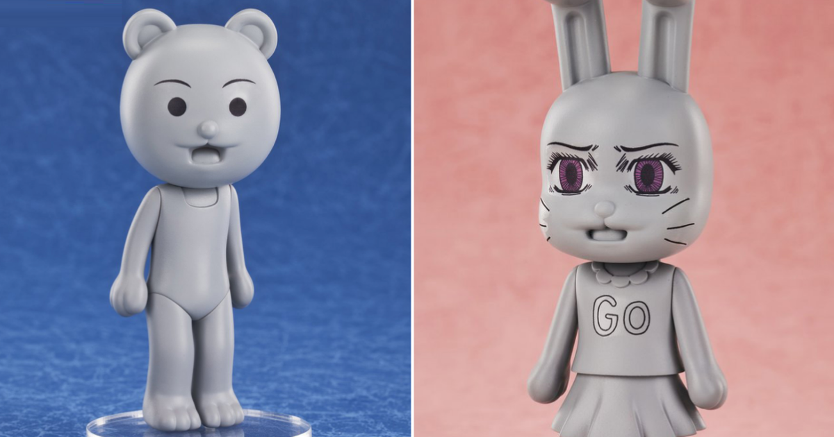 GSC新系列『搞笑漫畫日和GO Mini memory 兔美、熊吉』商品化決定&原型初公開！