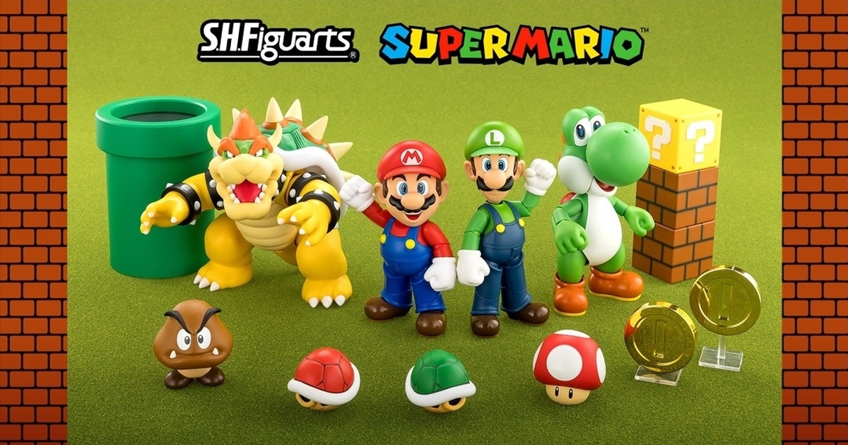 S.H.Figuarts 官方社群帳號公開《超級瑪利歐》主題可動人偶系列即將強勢回歸！