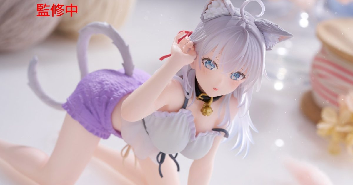 TAITO 景品『Desktop Cute《不時輕聲地以俄語遮羞的鄰座艾莉同學》艾莉 貓耳居家服 Ver.」