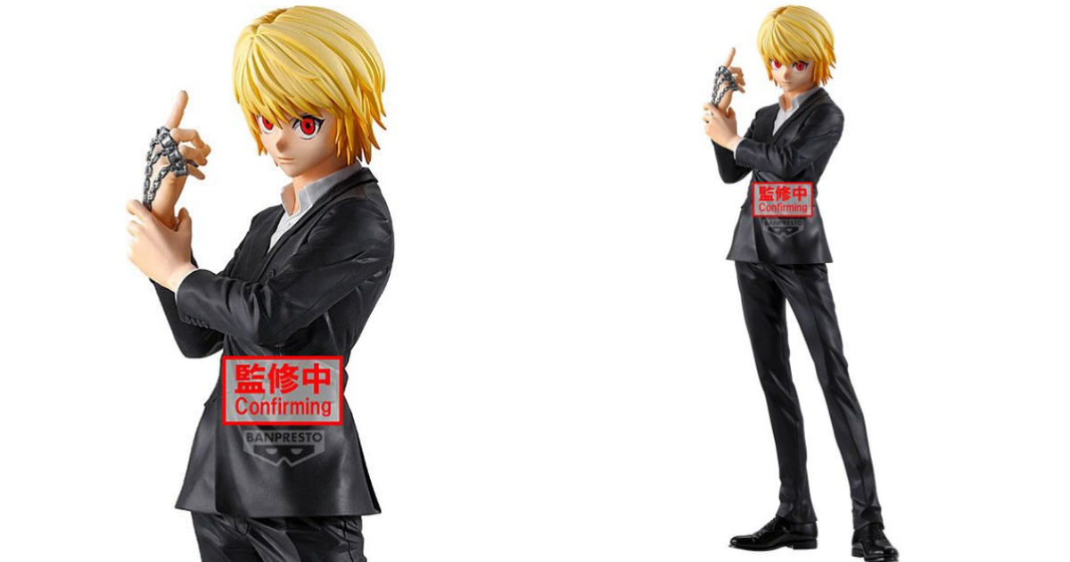 BANPRESTO景品『HUNTER×HUNTER獵人 Grandista- 酷拉皮卡 -』俐落西裝造型帥氣登場！