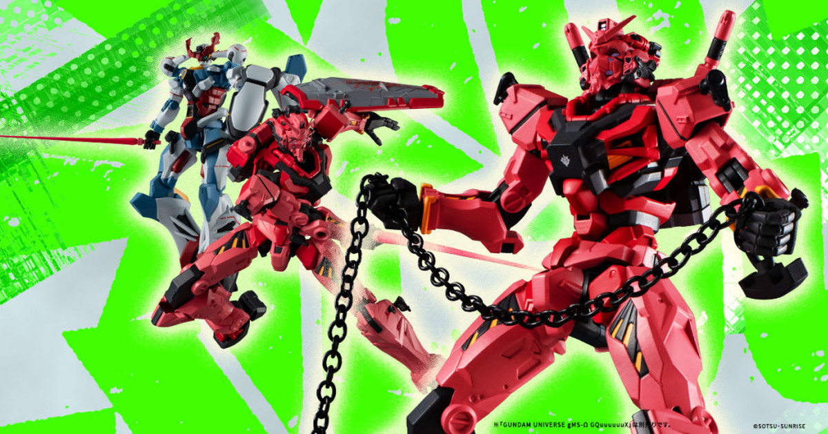 GUNDAM UNIVERSE『紅色鋼彈』收錄流星鎚等多樣武裝、新型骨架帶來可動強化！
