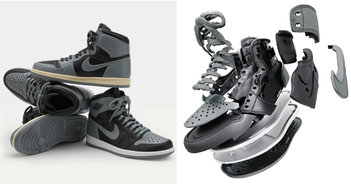 萬代『NIKE AIR JORDAN 1 HIGH 85 SHADOW AND REVERSE SHADOW MODEL KIT』球鞋組裝模型正式發表！
