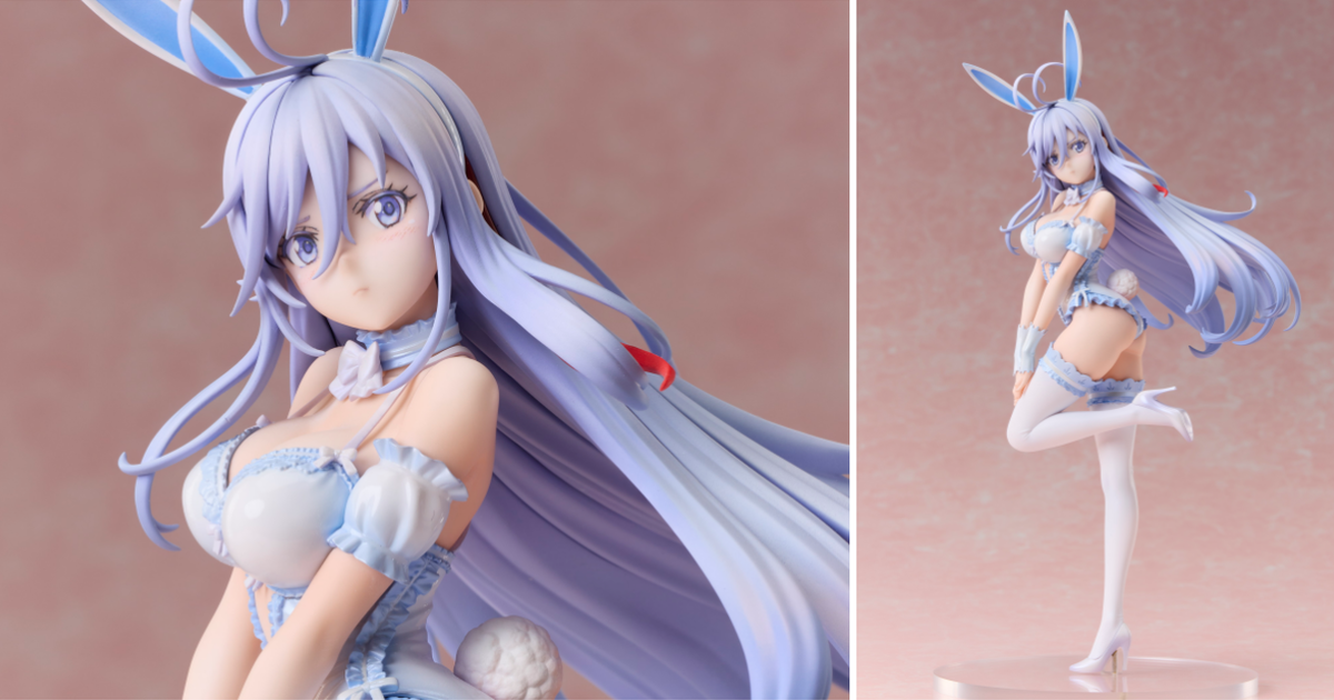 ANIPLEX『86－不存在的戰區 蕾娜 兔女郎ver. 1/7比例模型』換上小白兔裝的嬌羞少校～