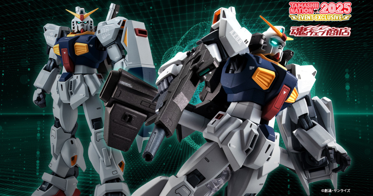 TN2025紀念商品『ROBOT魂 鋼彈Mk-II（幽谷規格） ver. A.N.I.M.E. Z鋼彈40周年版』翻新色彩、追加新規展示台座！