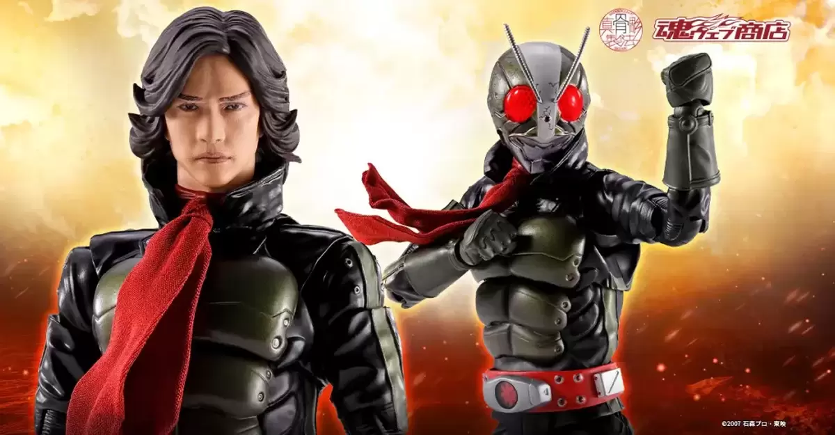 S.H.Figuarts 真骨彫製法『假面騎士2號/一文字隼人(假面騎士THE NEXT) 』細膩再現帥氣頭部造型、戰損痕跡！