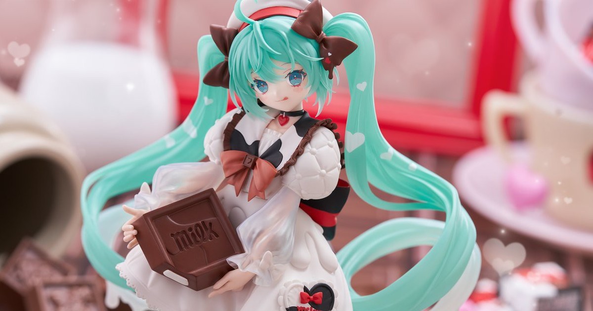 FuRyu景品『初音未來 ✕ TIROL巧克力』模型～拿著巧克力的初音美味登場！