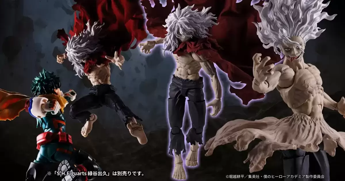 我的英雄學院『S.H.Figuarts 死柄木弔』可動人偶 極具威脅性的魄力造型！再現與綠谷的最終決戰