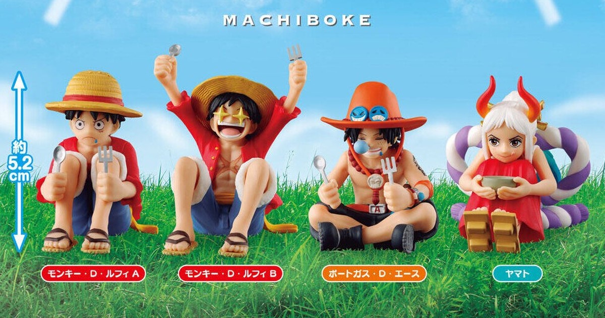 GASHAPON『航海王ONE PIECE 等待中』轉蛋 流口水等待航海王大餐的魯夫、艾斯！