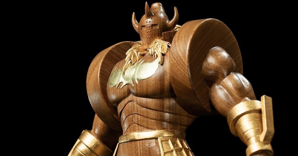 SpiceSeed十週年紀念商品『金肉人 木雕 惡魔將軍（柚木）』奢華金箔展現獨一無二的魅力！