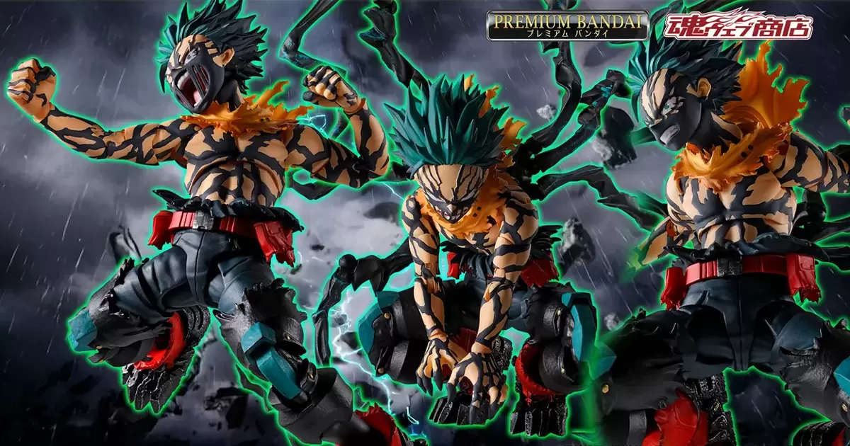 我的英雄學院『S.H.Figuarts 綠谷出久 OVERLAY DEKU』可動人偶 再現被黑鞭包覆的壓倒性之姿！